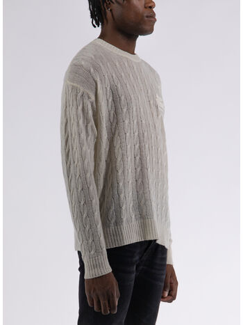 PULLOVER IN LANA TRECCIATO, 991, small