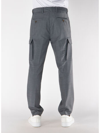 PANTALONE CHINO LUNGO CON TASCHE LATERALI, 34, small