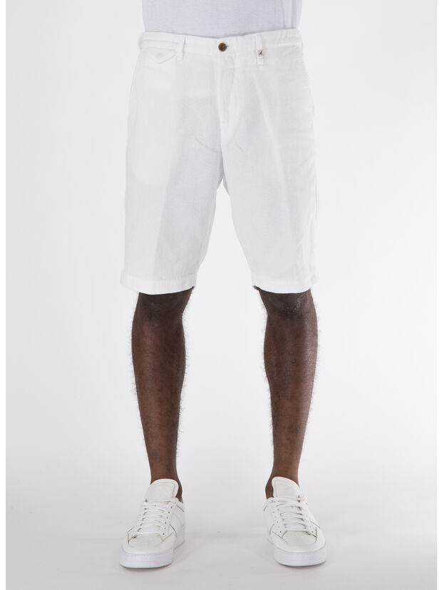 SHORTS CHINO, 01 BIANCO, large