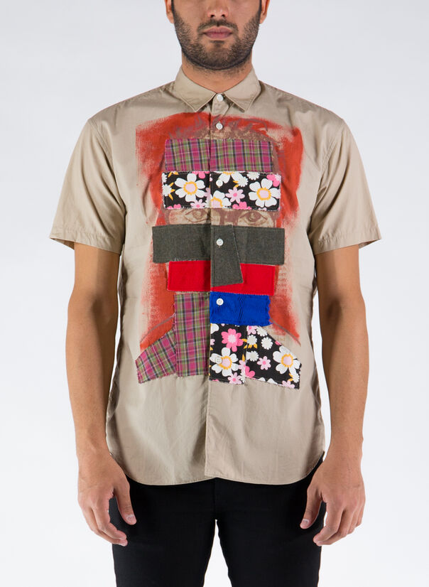 CAMICIA CDG SHIRT, BEIGE, large