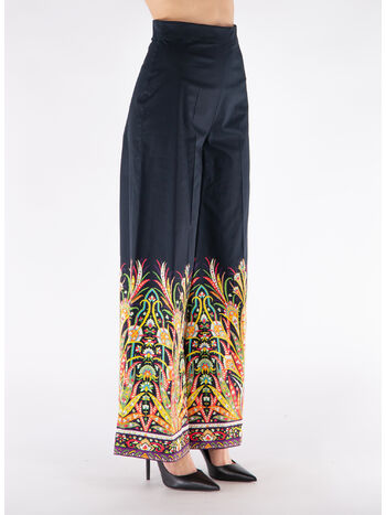 PANTALONE IN COTONE CON STAMPA, , small