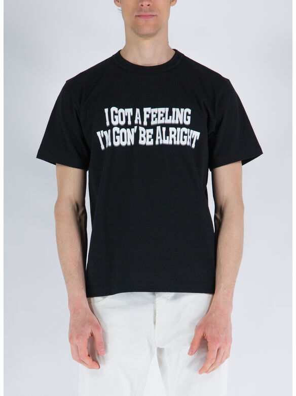 T-SHIRT PRINT, 001 BLACK, medium