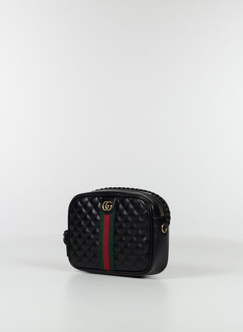 BORSA MINI TRACOLLA, 1060NERONEROVRV, small