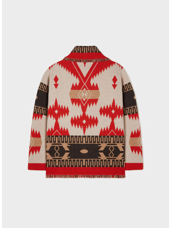 CARDIGAN ICON JACQUARD, 1727 SAND FIRE, small