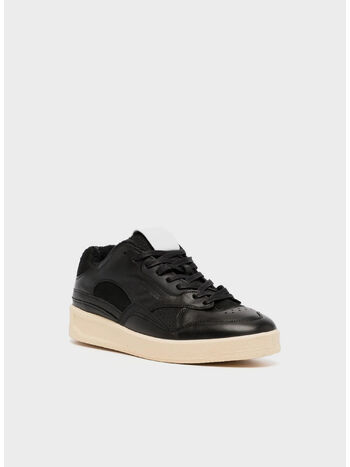 SCARPA COW LEATHER AND FABRIC MESH LOW CUT, 002 BLACK/ECRU, small