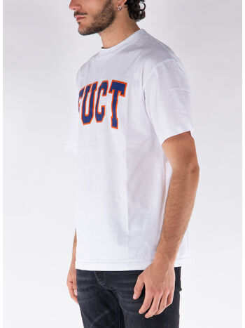 T-SHIRT CON LOGO, WTH0001 WHITE, small