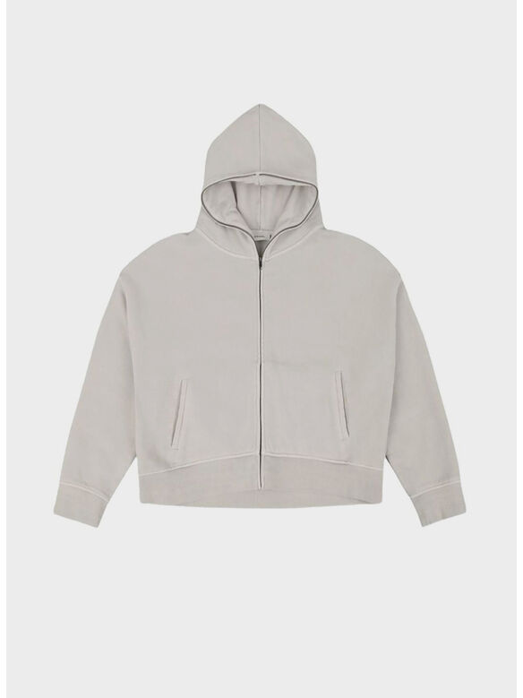 FELPA ETERNAL ZIP UNISEX, 0497 HEATHER GREY, medium