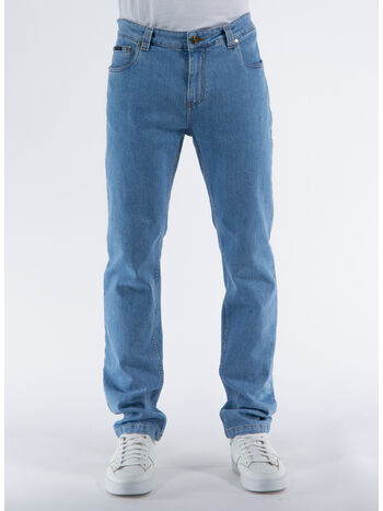 JEANS LOGO, 201 BLU, small
