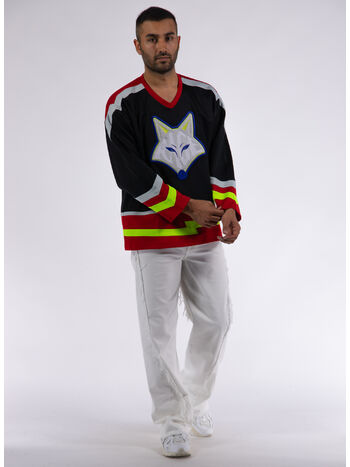 FELPA HOCKEY FOX, 0372 BLACK, small
