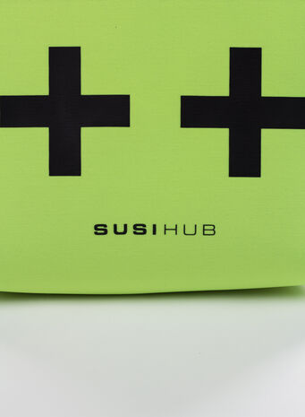 POCHETTE I'M THE HUB, NEONYELLOW, small