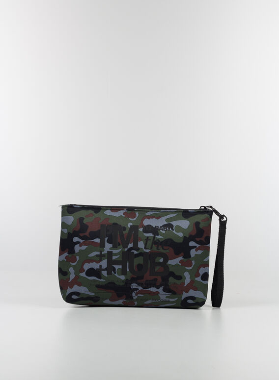 POCHETTE I'M THE HUB, CAMOBLACK, medium