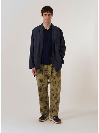 PEACHED POPLIN OSAKA WORK, NAVY, small