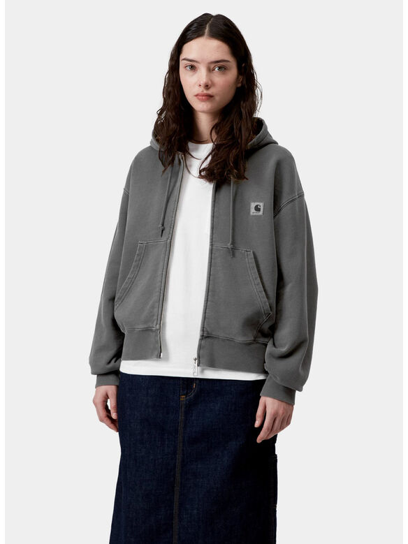 FELPA HOODED NELSON, 89GD Black, garment dyed, medium