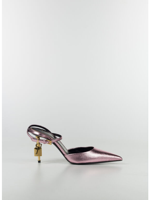 SCARPA LAMINATED PRINTED LIZARD SLINGBACK, 1P006 LIGHT PINK, large