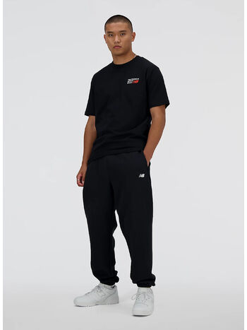T-SHIRT ATHLETICS, BLACK, small