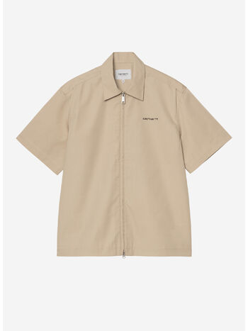 CAMICIA POSTAL ZIP SHIRT, 3MSXX Iroko / Black, small