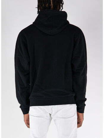 FELPA HOODIE ABSTRACT GRAPHICS, BLACK, small