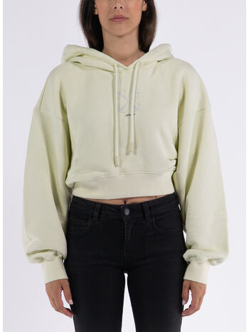FELPA HOODIE SMALL ARROW PEARL, 6110 BEIGE BLACK, small