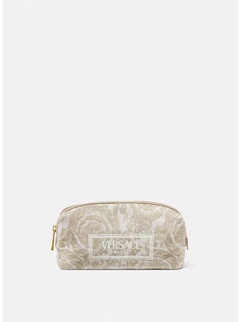 POUCH EMBROIDERY JACQUARD BAROCCO, 2KF4V BEIGE, small
