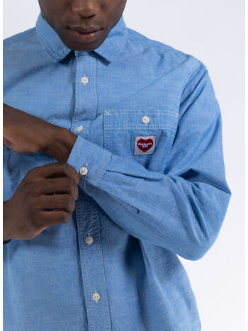 CAMICIA L/S CLINK HEART, KY02 BLEACH, small
