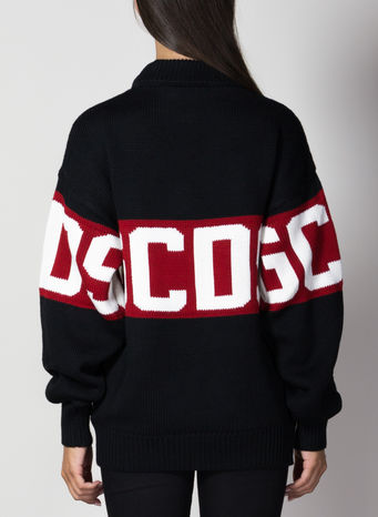 MAGLIONE LOGO, 02BLACK, small