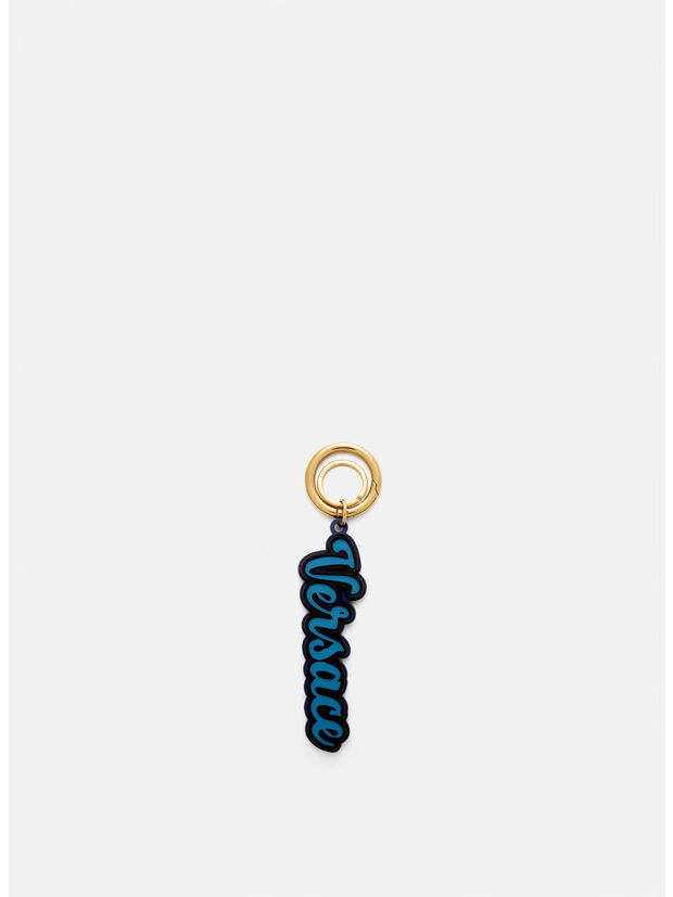 PORTACHIAVI ITEMS, 6G50V DARK TEAL+BLACK+NAVY-ORO VERSACE, large