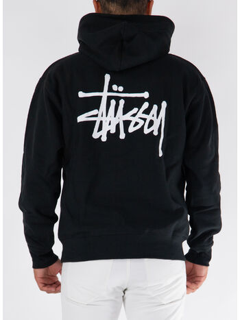 FELPA HOODIE BASIC, BLACK, small