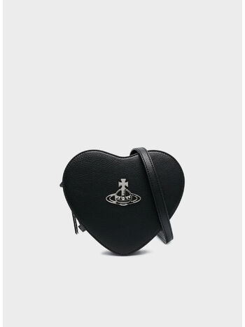 BORSA LOUISE HEART, N403 BLACK, small
