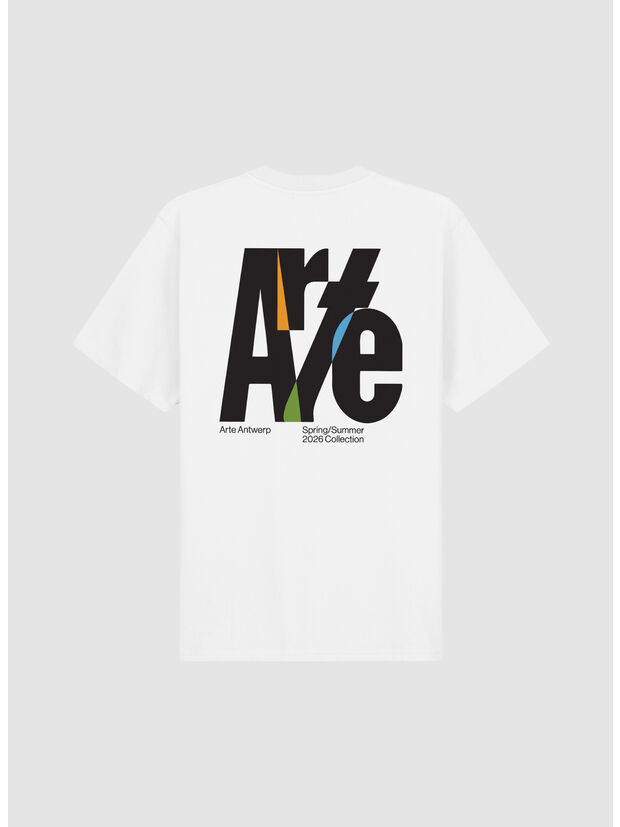 T-SHIRT BIG LOGO, 100 WHITE, large