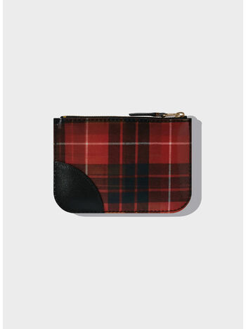PORTAFOGLIO LENTICULAR TARTAN UNISEX, RED/YELLOW, small