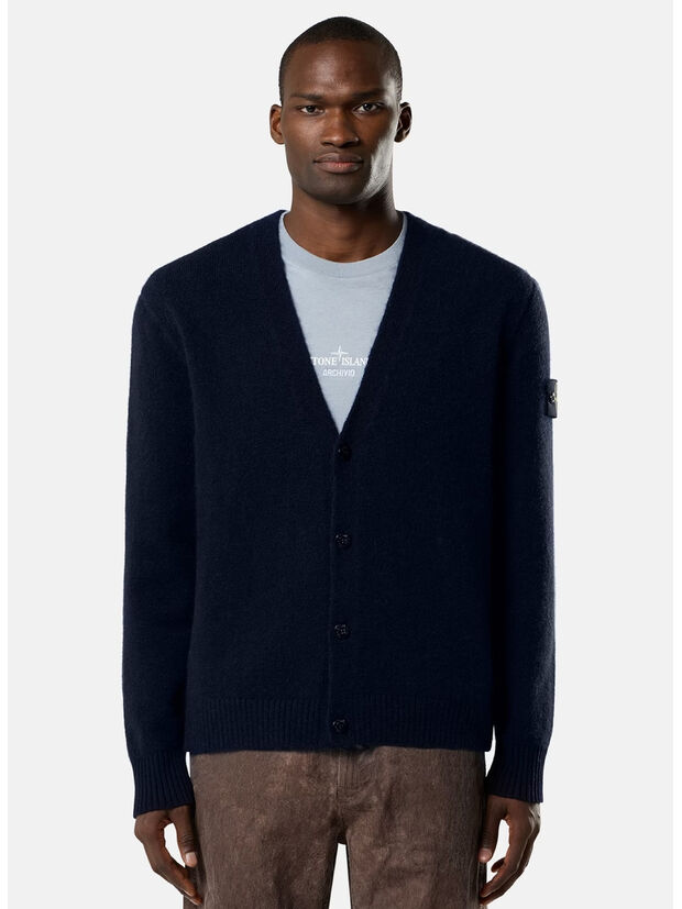 CARDIGAN, V0M20 MELANGE BLUE, large