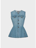 TOP FLARED DENIM, 1321 Hydrangea (Blue), thumb