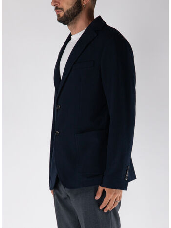 GIACCA MONOPETTO BASICA CASHMERE TOUCH, 851 BLU NOTTE, small