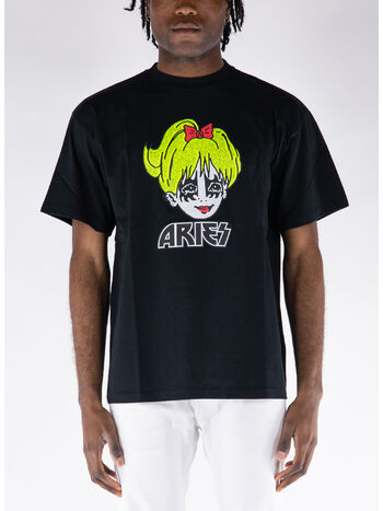 T-SHIRT KISS, BLK BLACK, small