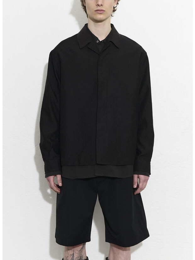 GIUBBOTTO PACK BLAZER, Soot Black Techflax, large