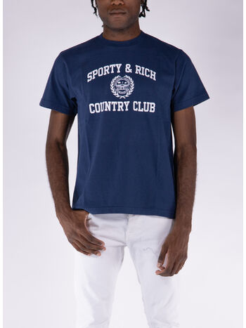 T-SHIRT VARSITY, NAVY, small