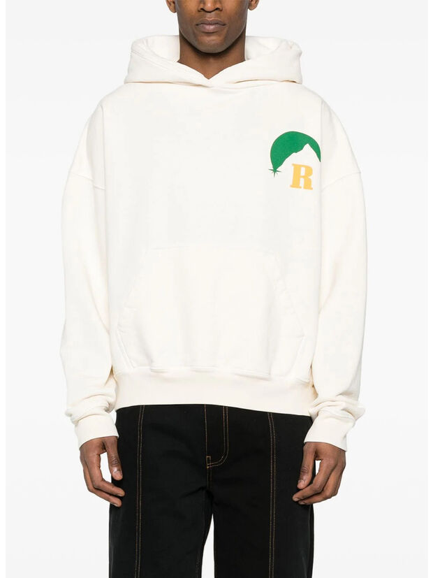 FELPA HOODIE MOONLIGHT, 0611 VTG WHITE, large