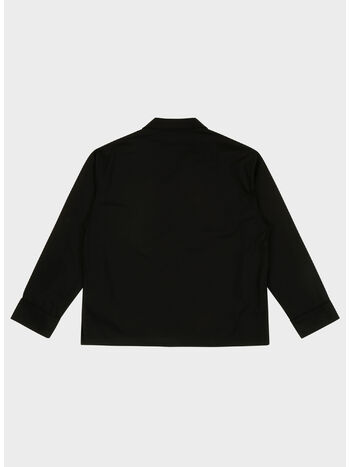 CAMICIA LS PAJAMA UNISEX, 0015 BLACK, small