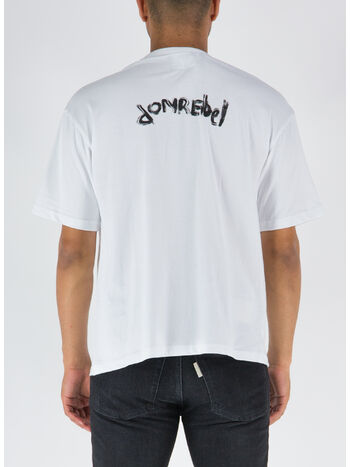 T-SHIRT MOODY, WHITE, small