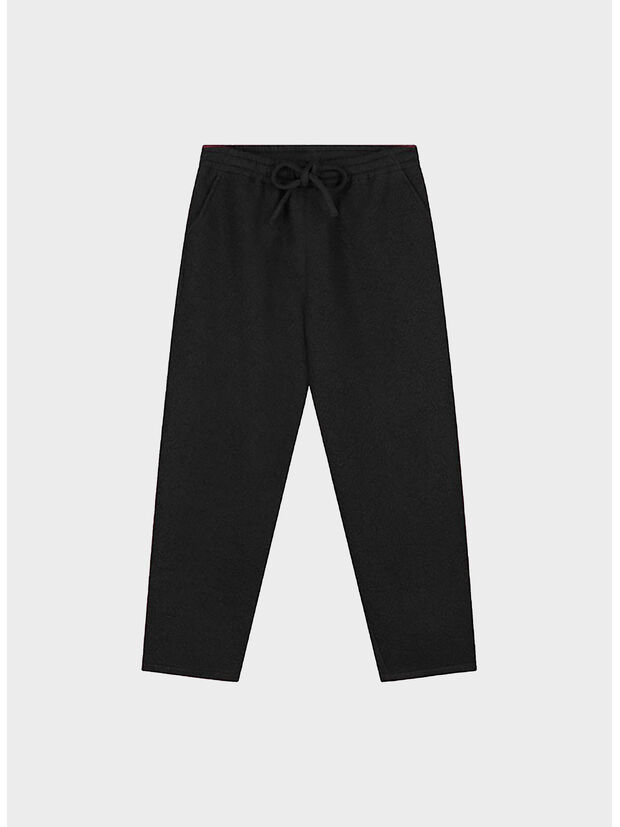PANTALONE BOILED WOOL, 1 BLACK, large