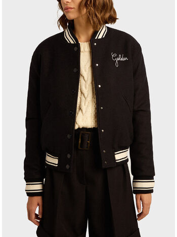 GIACCA BOMBER CON CHIUSURA A BOTTONI, 50486, small