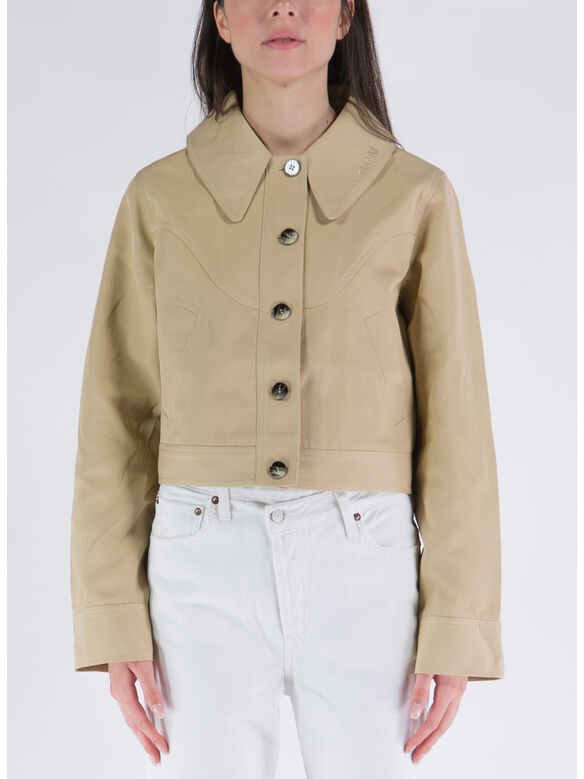 GIACCA CORTA HEAVY TWILL, 531 PALE KHAKI, medium