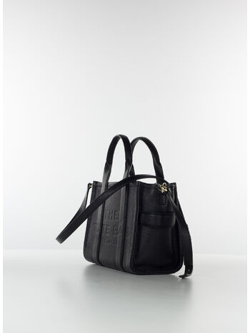 BORSA THE LEATHER SMALL TOTE, 001 BLACK, small