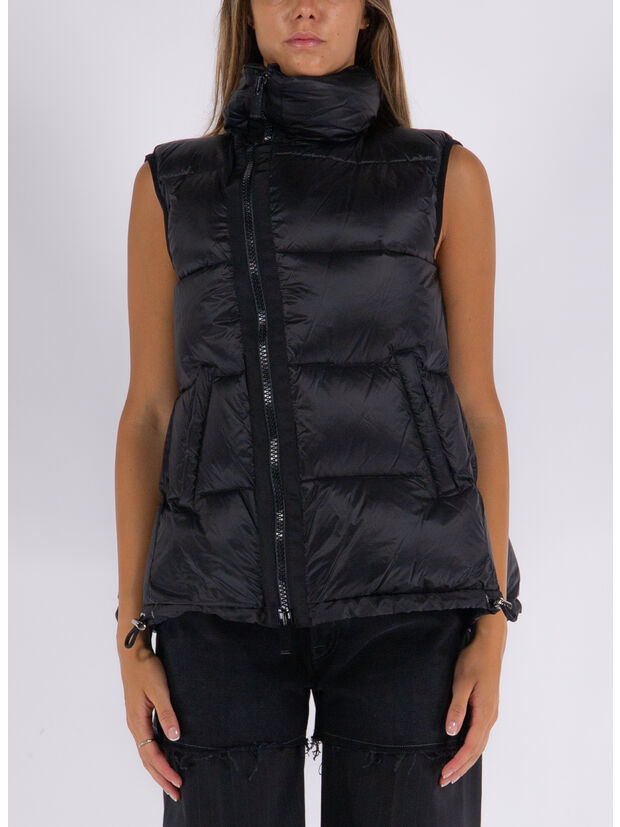 PIUMINO SMANICATO PUFFER, 001 BLACK, large