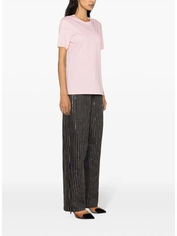 T-SHIRT IN JERSEY WITH LOGO PRINT, 1PR20 PALE PINK, small