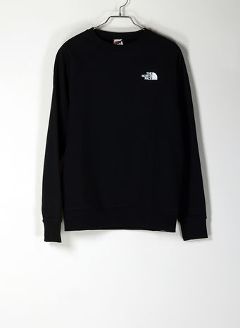 FELPA RAGLAN REDBOX CREW, KY4TNFBLACK/TNFWHITE, small