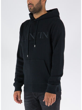 FELPA HOODIE, 10 BLACK, small