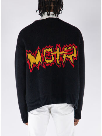 CARDIGAN OVERSIZE, 0372 BLACK, small