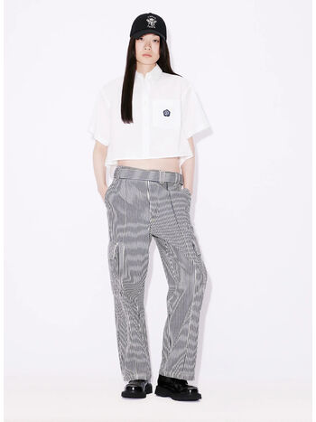 CAMICIA BOKE 2.0 CROPPED, 01 WHITE, small