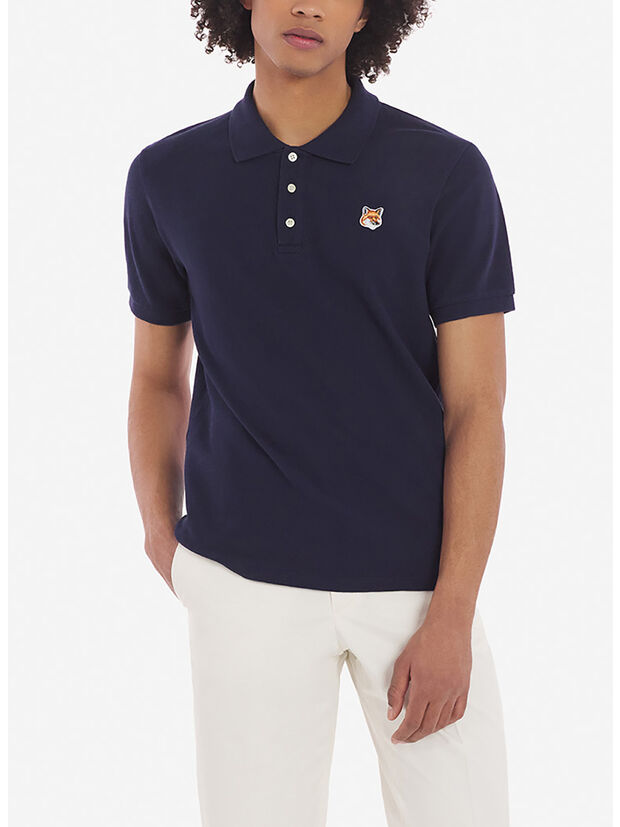 POLO FOX HEAD PATCH, P480 NAVY, large